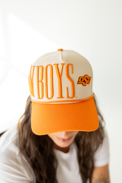 OK State Saturday Stretch Canvas Trucker Hat